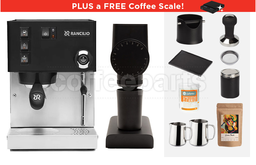 Rancilio V6 / Sculptor 064S Espresso Machine Package: Black