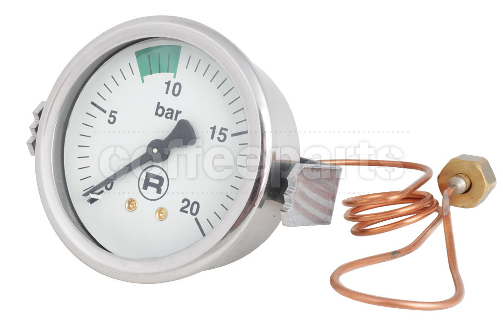 Pump Pressure Gauge: White