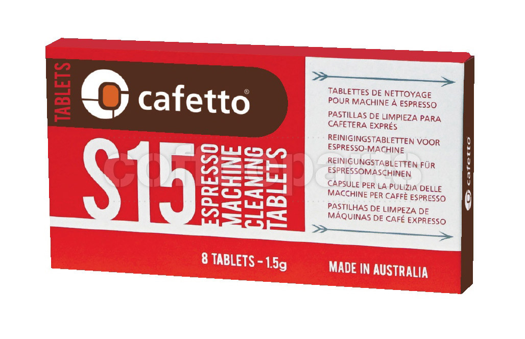 Cafetto S15 Cleaning Tablets for Super Auto (8 Tablets)