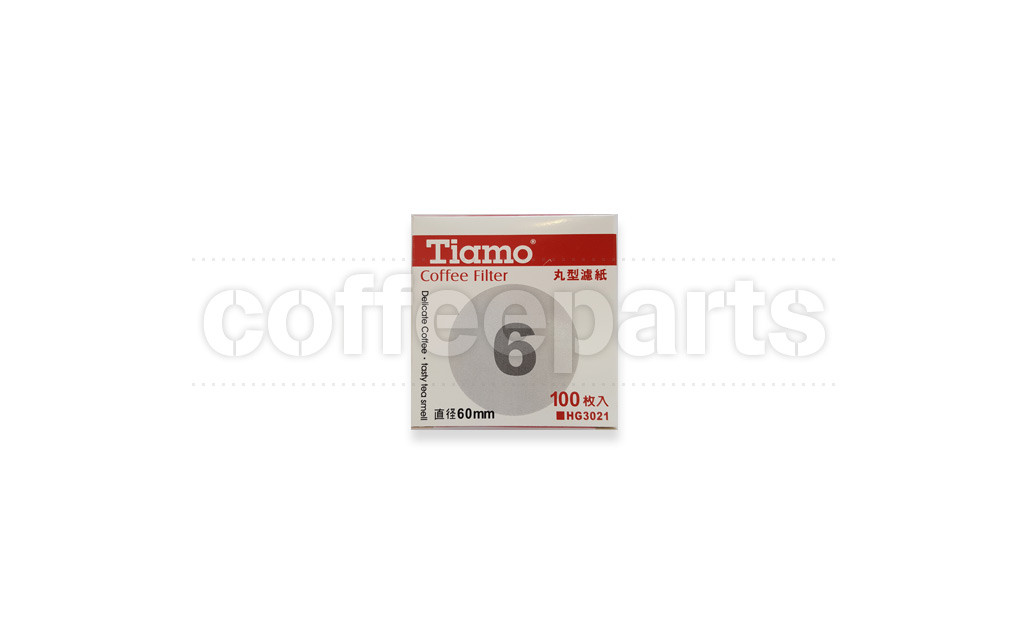 Tiamo 60mm Paper Filters for Tiamo Cold Drips – 100 pack