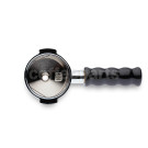 Portafilter with handle with double spout (baskets not included)