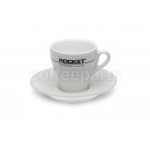 Rocket 180ml Flat White/Tulip Coffee Cups (6 Cups/Saucers)