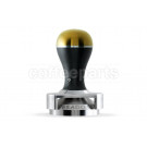 Pesado 58.5mm Modular Coffee Tamper with Depth Adjuster: Black and Gold