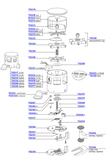 Mazzer - Manual dosage chamber parts