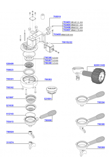 NS - Group head solenoid operated and portafilters