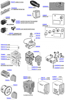 Rancilio - Touch pads, switches, control boards and solenoids