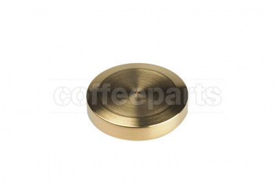 Reg Barber 58mm tamping base only: brass euro-curve