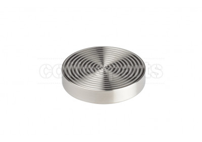Reg Barber 58mm tamping base only: stainless ripple