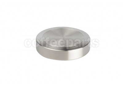 Reg Barber 58mm tamping base only: stainless euro-curve