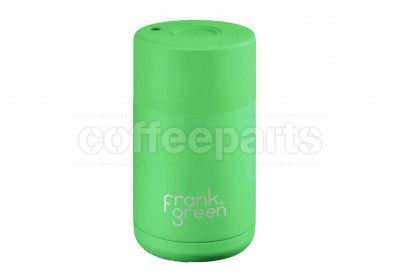 Frank Green Ceramic Reusable Coffee Cup - 10oz / 295ml: Neon Green