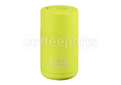 Frank Green Ceramic Reusable Coffee Cup - 10oz / 295ml: Neon Yellow