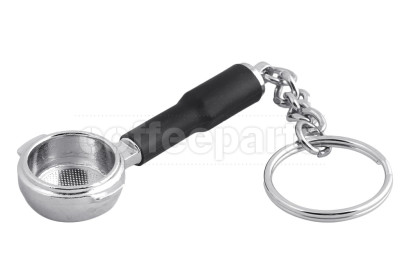 Bottomless portafilter keyring – silver