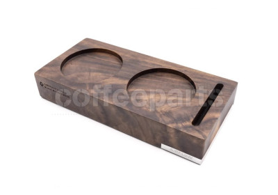  Airflow Wooden Coffee Gear Holder: Silver