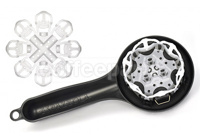 Espazzola V2 58mm Grouphead Cleaning Brush with Replacement Membrane: Black