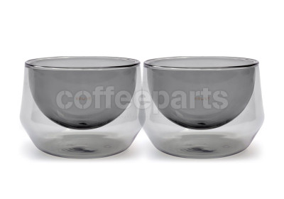 Kruve Dark Series Imagine Latte: 250ml Smoked Glass