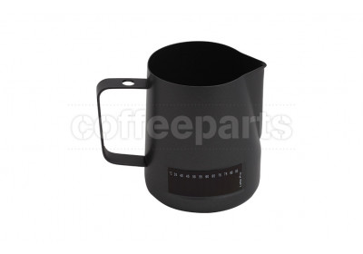 Latte Pro Matte Black Milk Jug with built-in Thermometer
