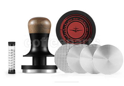 MHW-3Bomber Flash Constant Pressure Tamper Pack: 58.35mm Walnut/Black