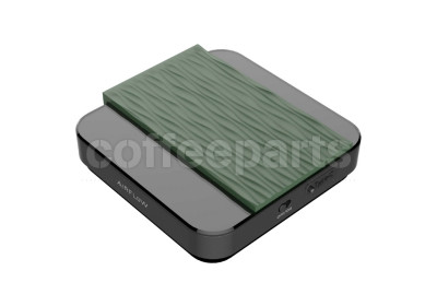 Airflow Coffee Scale: Black/Dark Green: Accurate coffee weighing scale for brewing.