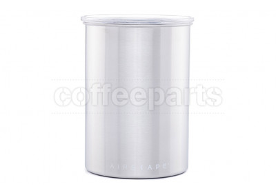 Airscape Medium Classic Coffee Storage Vault : Brushed Steel