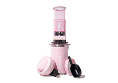 AeroPress GO Plus Travel Coffee Maker: Pink