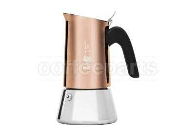 Bialetti 4 Cup Venus Copper Coffee Maker, polished copper finish