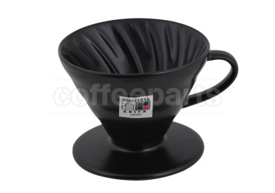 Hario 2-Cup V60 Matte Black Ceramic Coffee Dripper