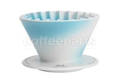 Muvna Cake (Wave 155) Ceramic Filter Dripper: Blue