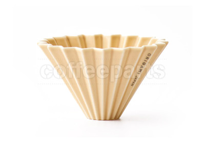 Origami Coffee Dripper Small: Matte Beige