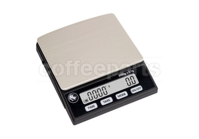 Rhino Stealth Espresso Scale - 2kg - precise coffee weighing scale.