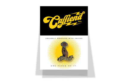 Caffiend Spros B4 Bros Badge