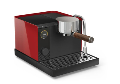 Fellow Espresso Series 1 Home Coffee Machine: Red/Walnut