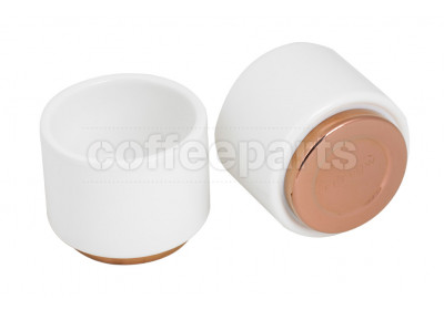 Fellow 3oz White Espresso Pair - Monty Coffee Cups