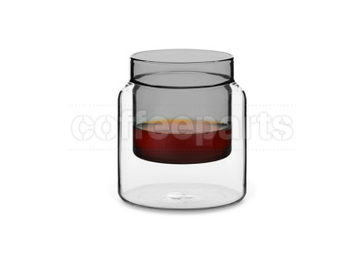 MHW DW Glass H-Shaped 160ml: Transparent Black