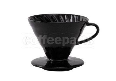 Hario 2-Cup V60 Kasuya Black Ceramic Coffee Dripper