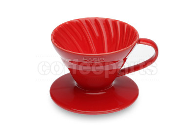 Hario 1-Cup V60 Red Ceramic Coffee Dripper