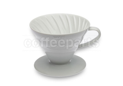 Hario 2-Cup V60 White Ceramic Coffee Dripper