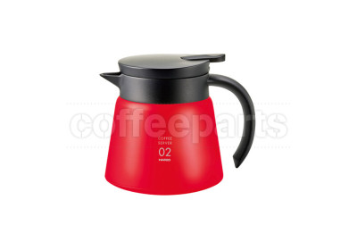 Hario V60 Insulated Stainless 600ml Server - Red