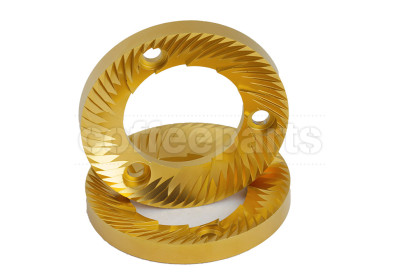 K110+ 75mm Flat Titanium Burrs/Blades to fit Anfim