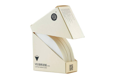 zeroHero V01 Paper Filter: White 100pcs