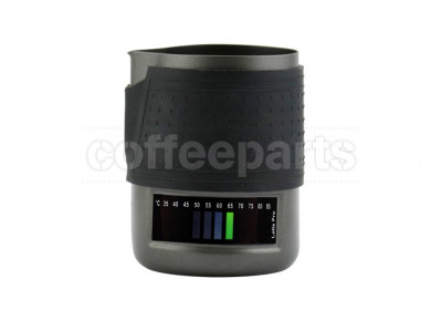 Latte Pro 480ml Handleless Jug with built-in Thermometer: Matt Black