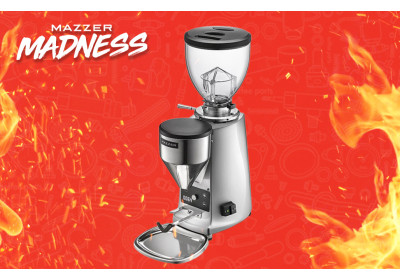 EOFY | Mazzer Mini Electronic (Type B) Home Coffee Grinder: Chrome