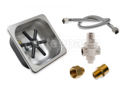 Tiamo Small In-Bench Milk Jug Rinser : Complete Kit