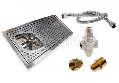 Tiamo Extra Large In-Bench Milk Jug Rinser : Complete Kit
