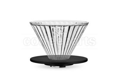 MHW Elf Glass Dripper Transparent Black Base