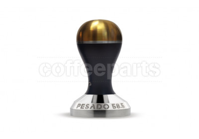 Pesado 58.5mm Coffee Tamper : Black and Gold Modular