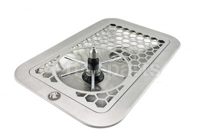 Rhino Wares Small 300mm In-Bench Milk Jug Rinser : Spinjet