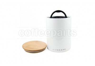 Airscape Medium Ceramic Coffee Storage Vault : White