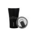 Sttoke 12oz Black Ceramic Reusable Coffee Cup