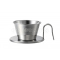 Kalita 155 Tsubame Stainless Wave Filter Coffee Dripper WDS-155