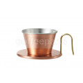 Kalita 155 Tsubame Copper Wave Filter Coffee Dripper WDC-155